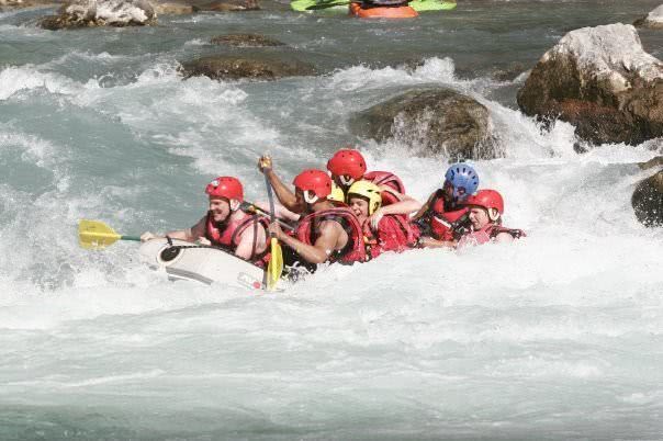 Rafting sur la durance