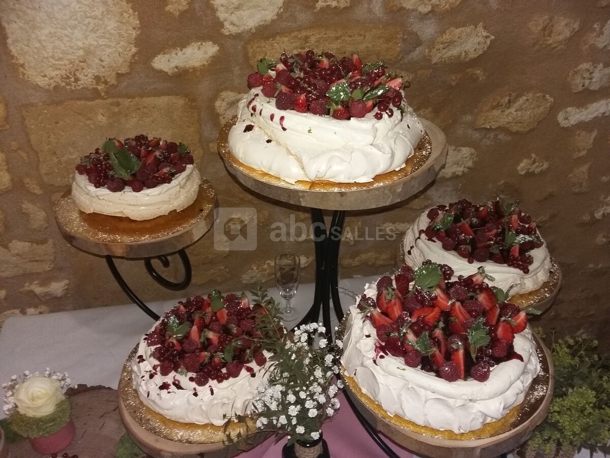 Gâteaux présentés décorés