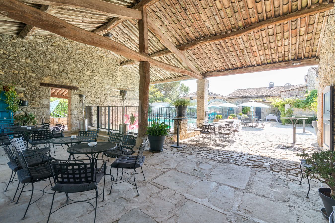 Terrasse couverte