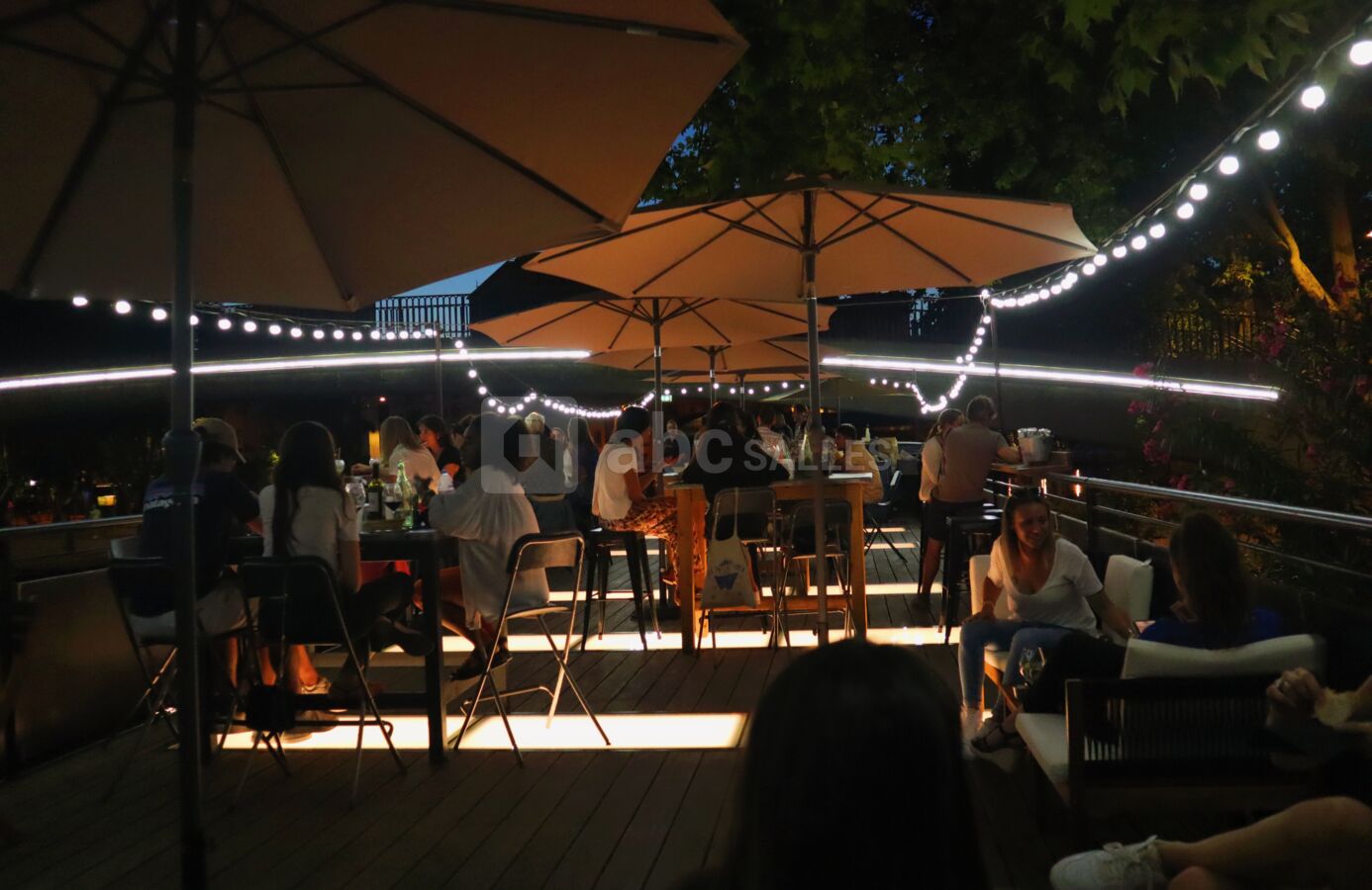 Terrasse de nuit