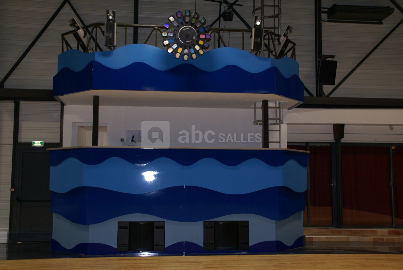 Salle bleue - régie