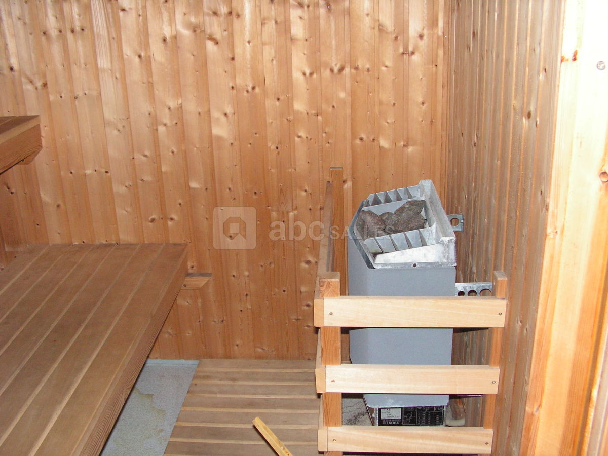 La cabine de sauna