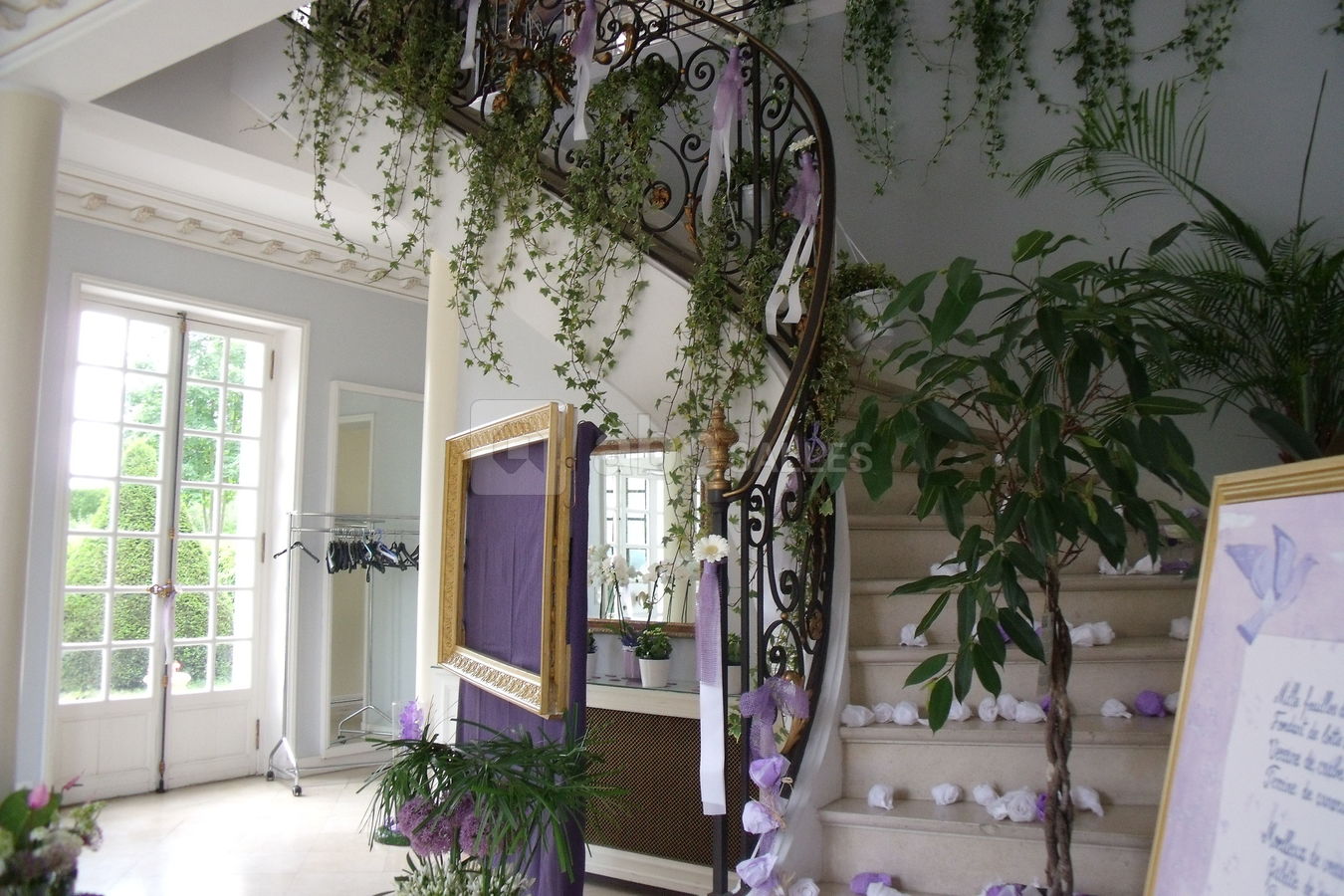 Hall d'entrée du manoir