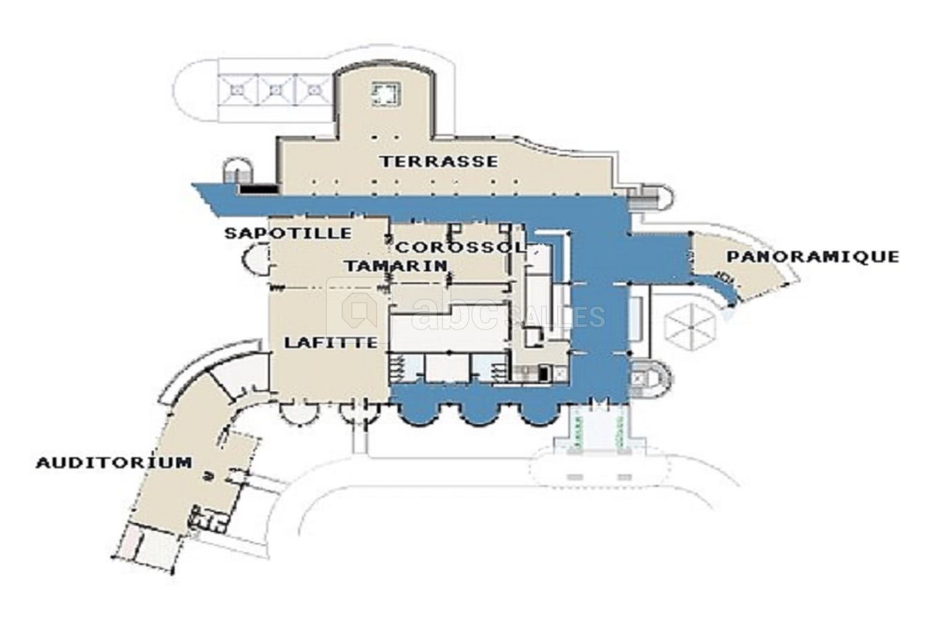 Plan des salles