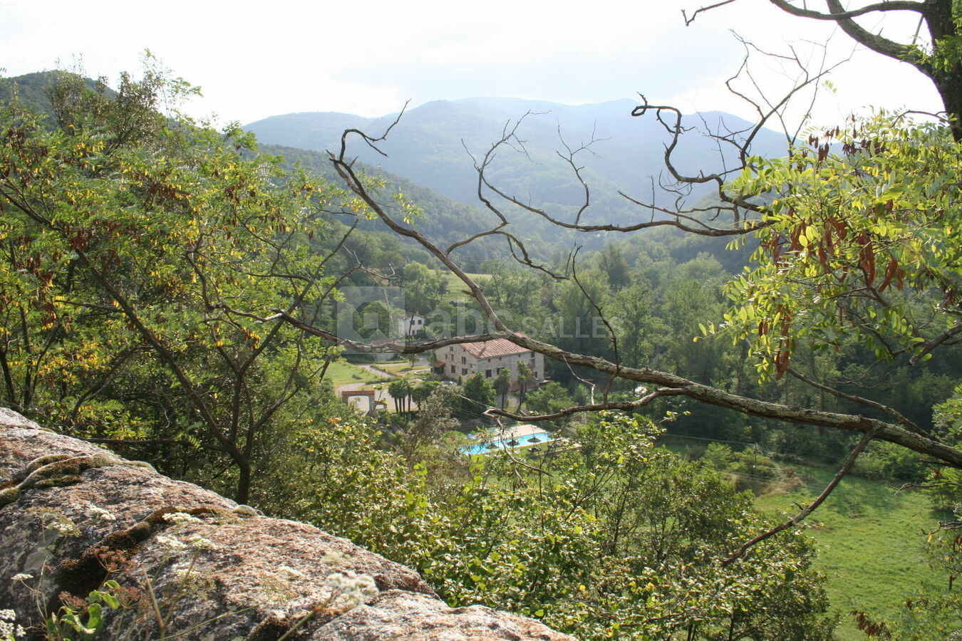 La vue de la propriété