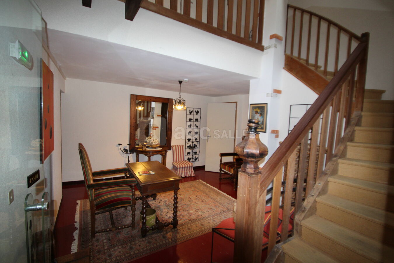 La cage d'escalier du Mas Manyaques