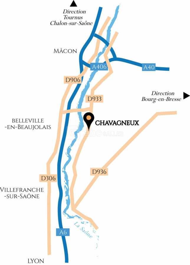 Plan d'accès au Domaine