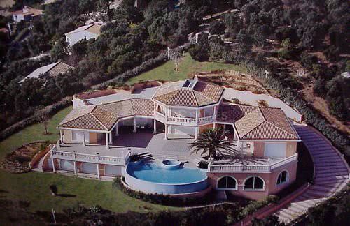 La villa ramses vu aerienne
