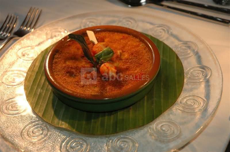 Crème brûlée aux st-jacques, foie gras et ecrevisses