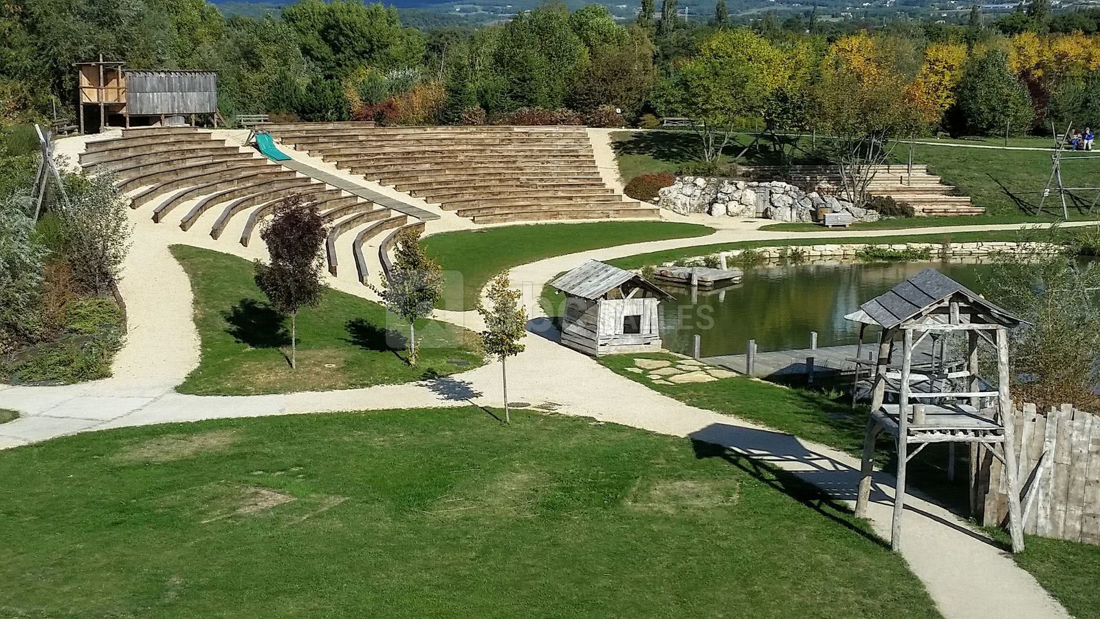 Vue aérienne du parc