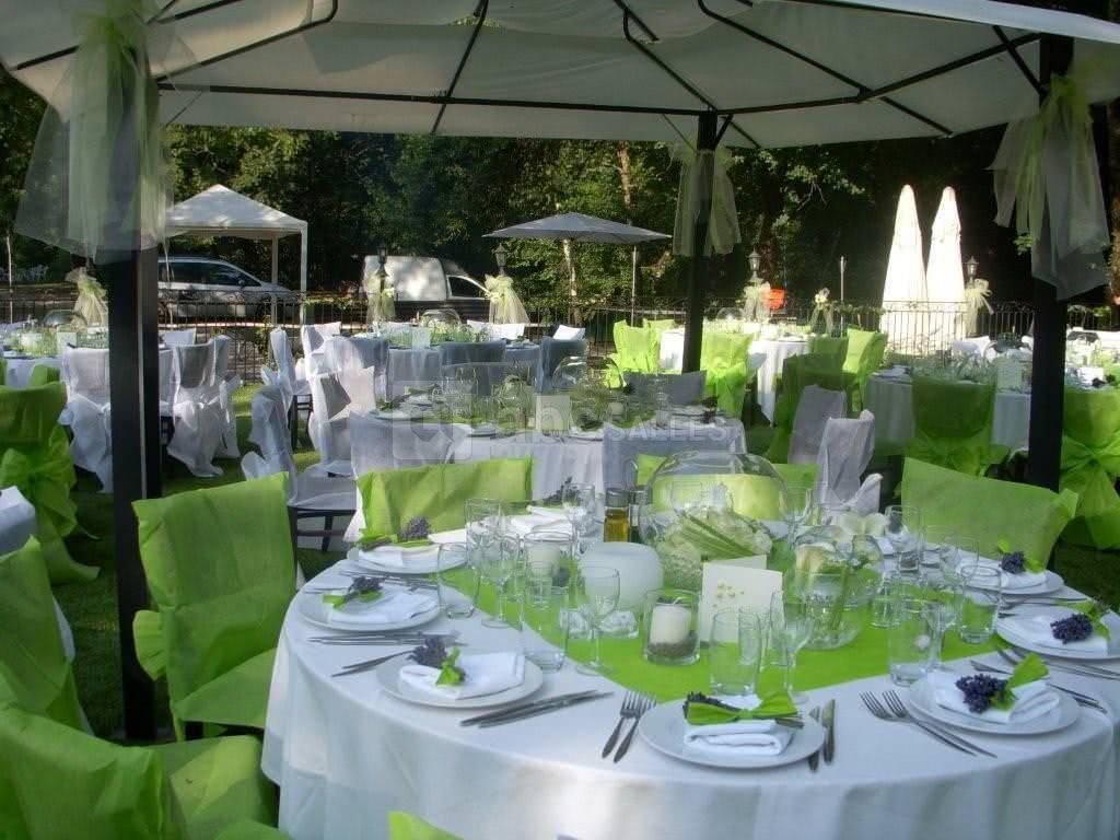 Mariage en vert et blanc