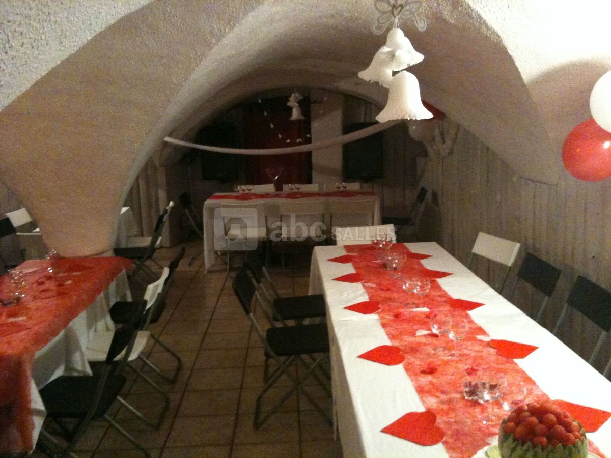 Decoration rouge et blanc