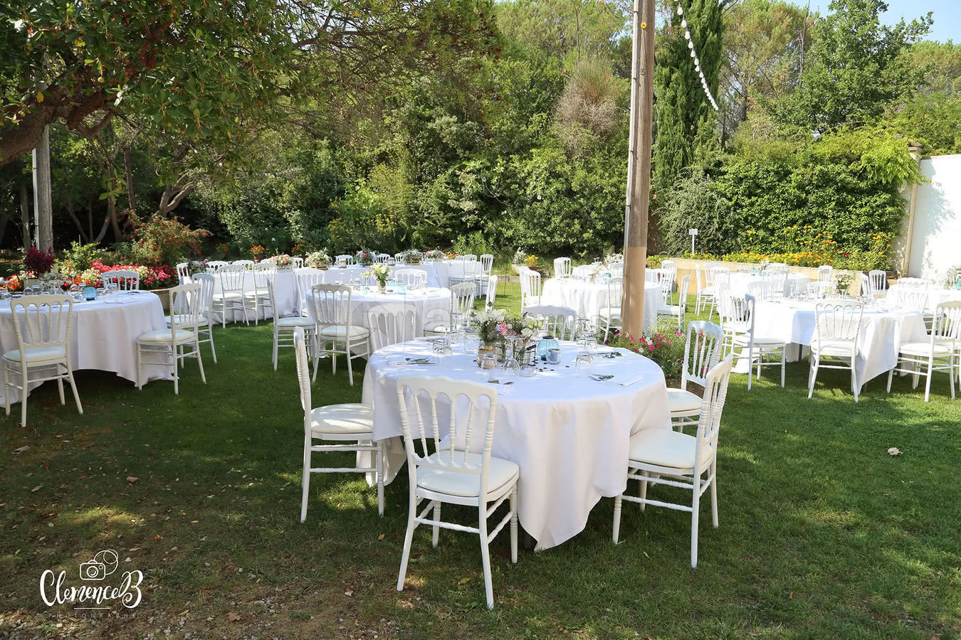Terrasse ouest repas du soir
