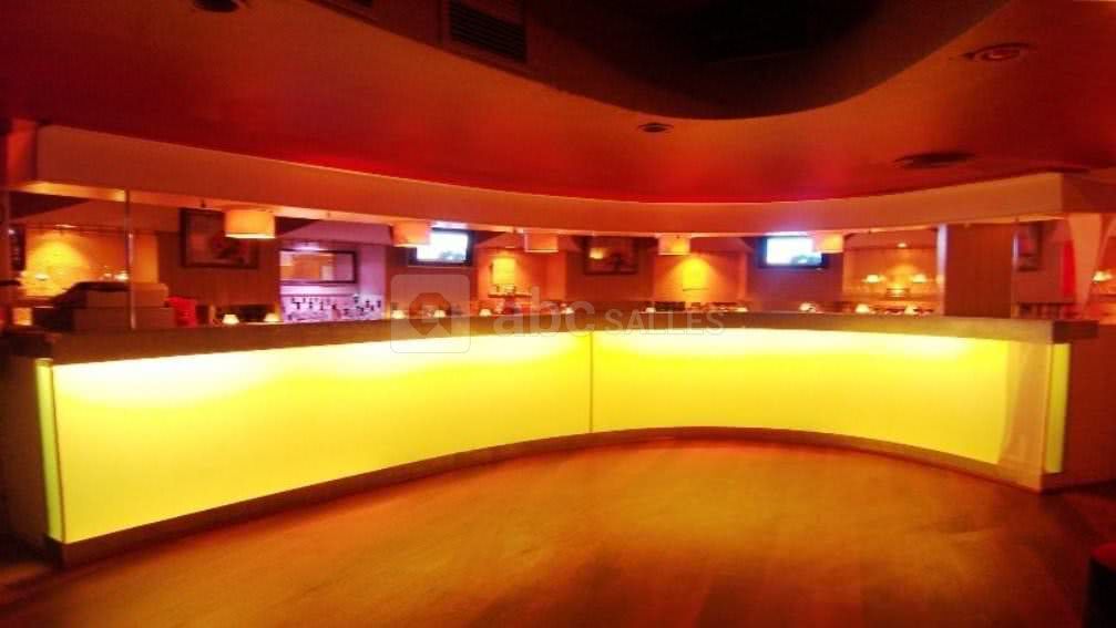 Bar eclairage lead jaune