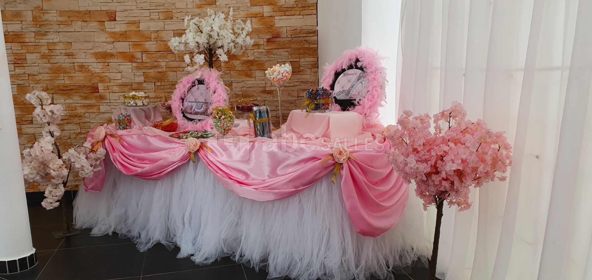 Candy bar dans verrière