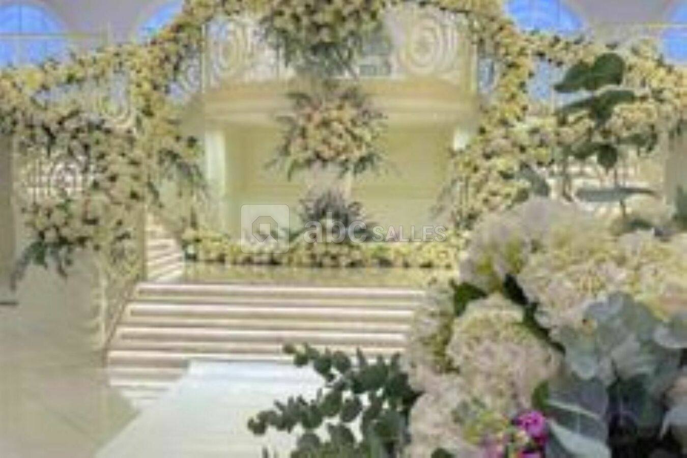Décoration table de mariés P77