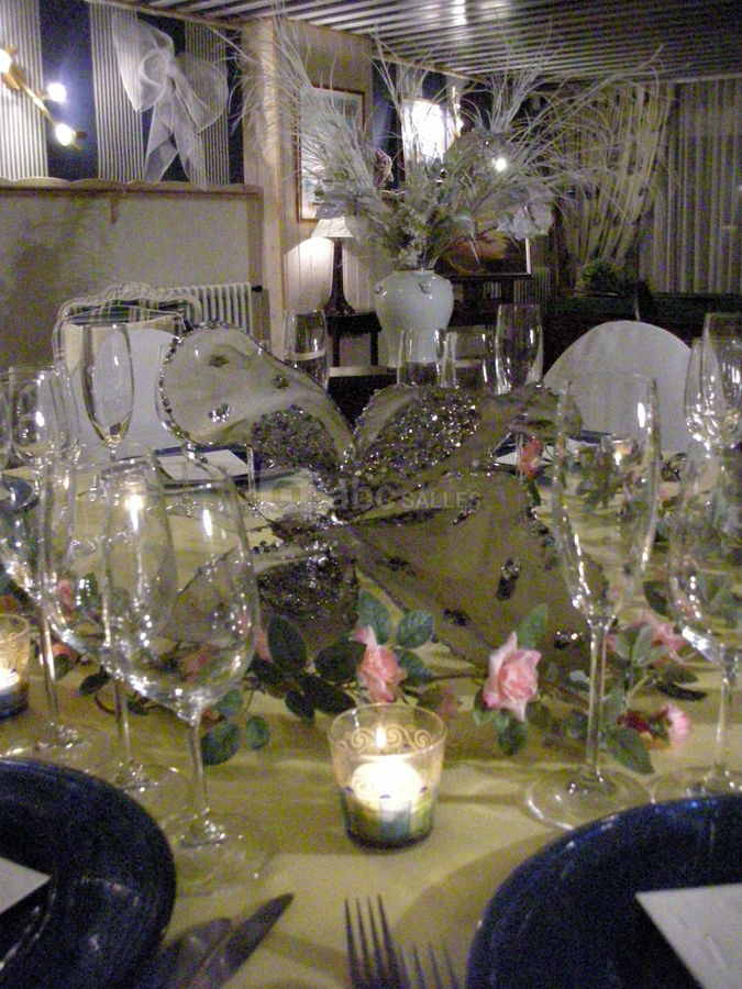 Détails de décoration réception de mariage