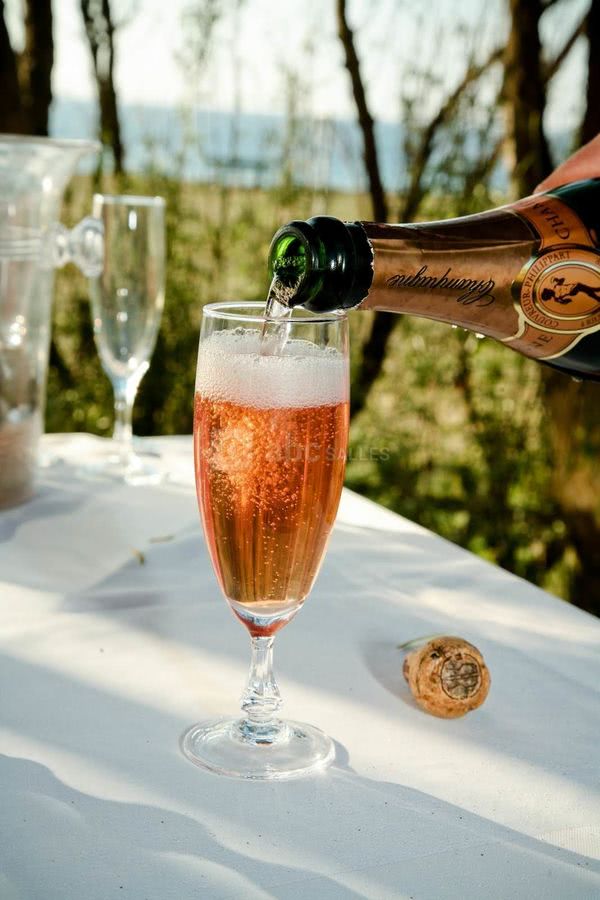 Une coupe de champagne