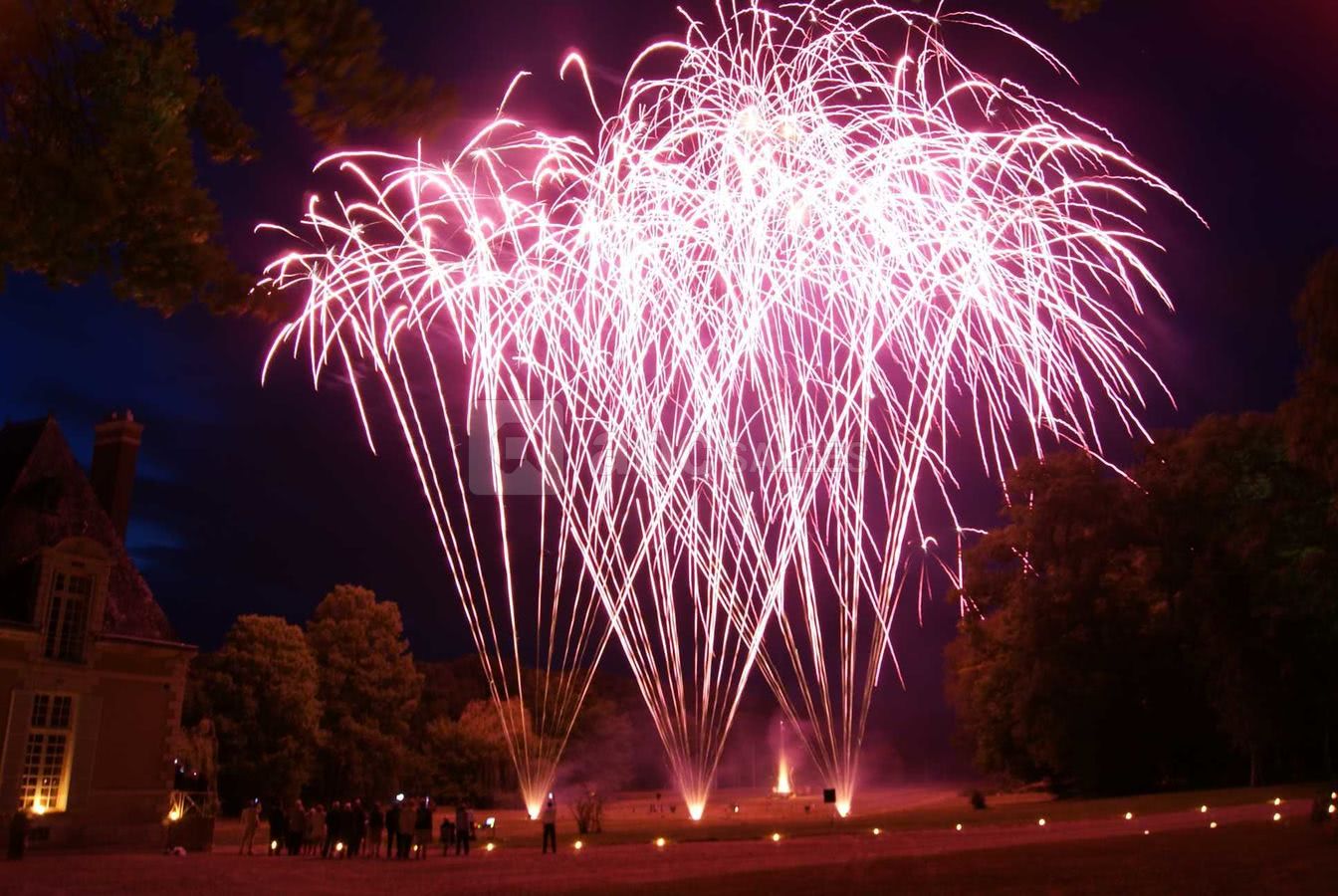 Le feu d'artifice au château