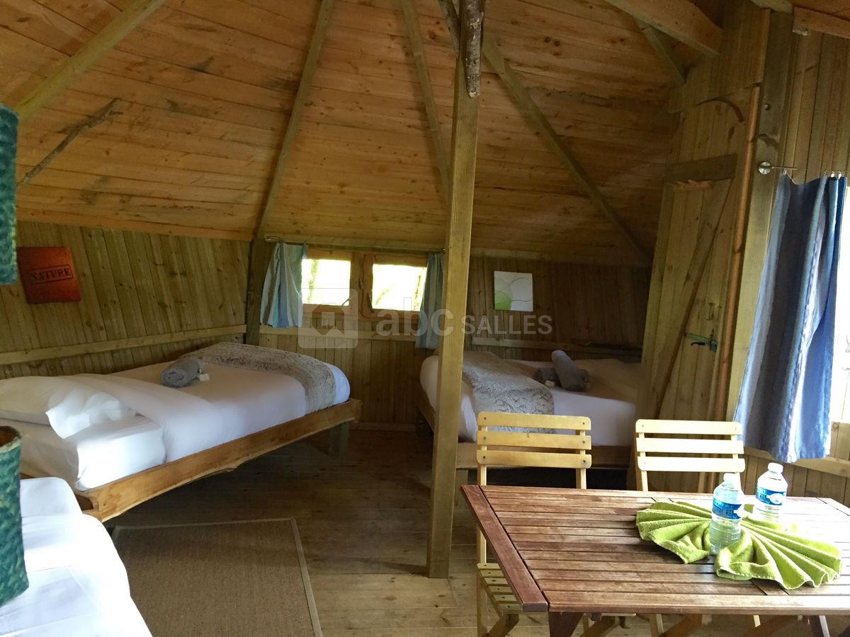 Intérieur de la cabane "Belle Ille"