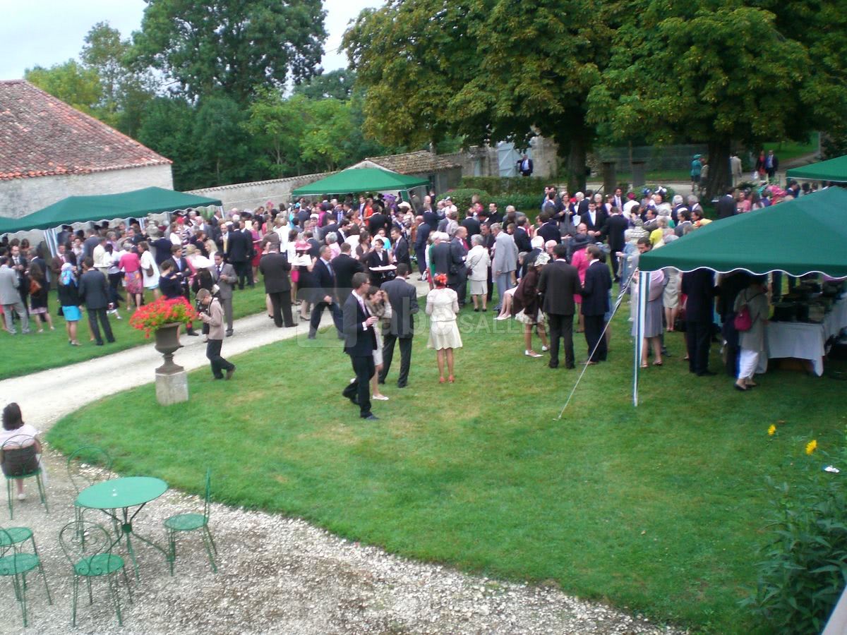 Vue du jardin privé de devant