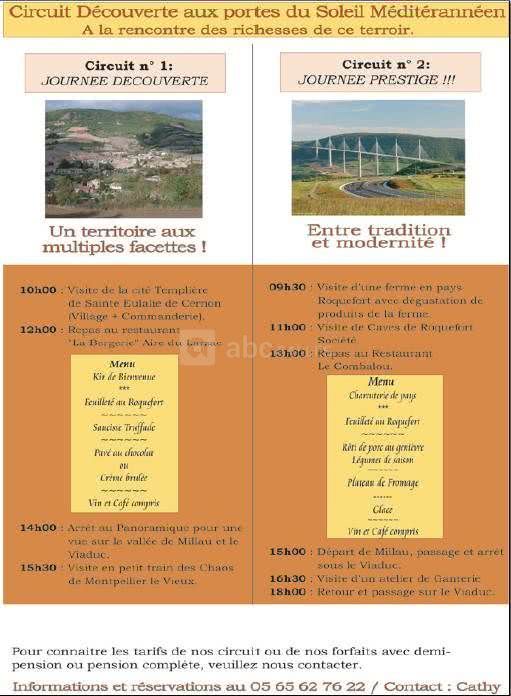 Circuit 1 jounée découverte circuit 2 journée prestige