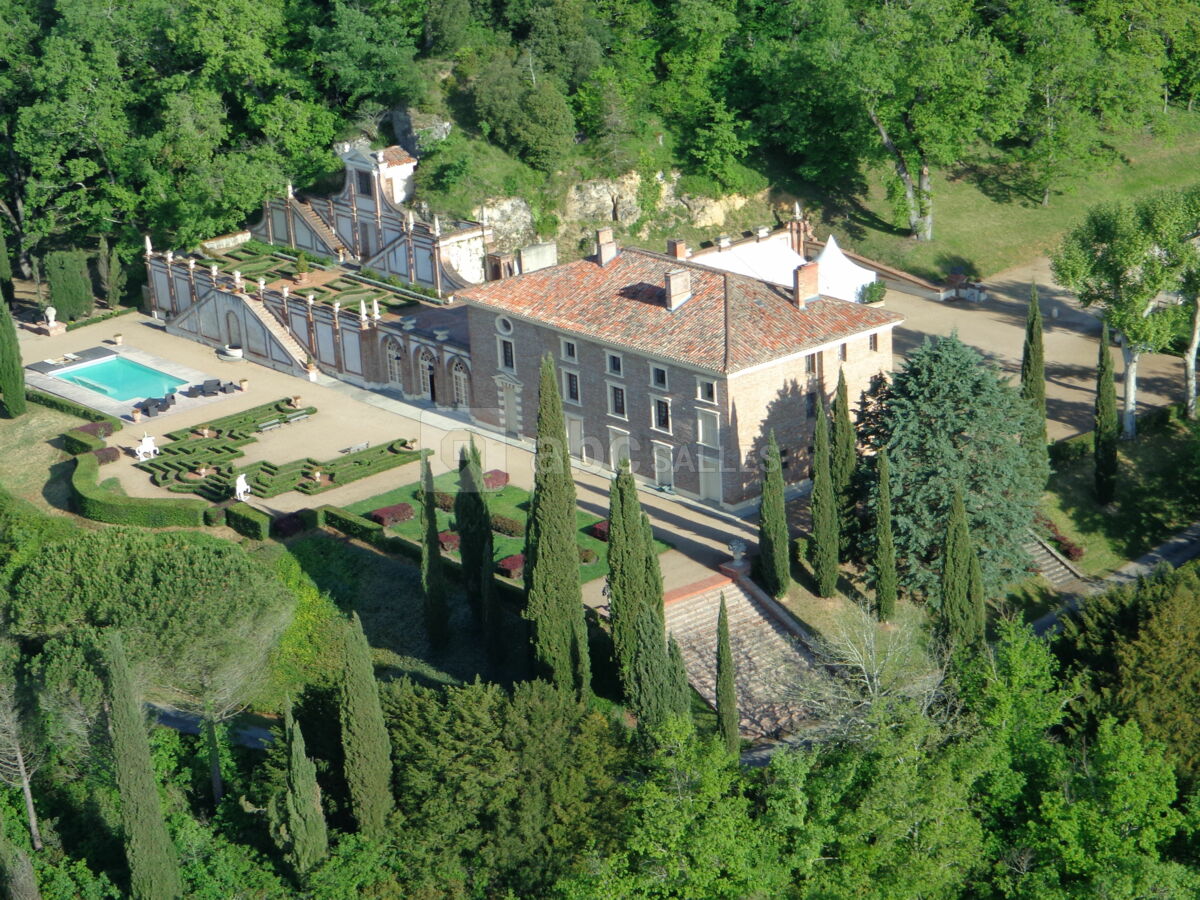 Vue aérienne du domaine