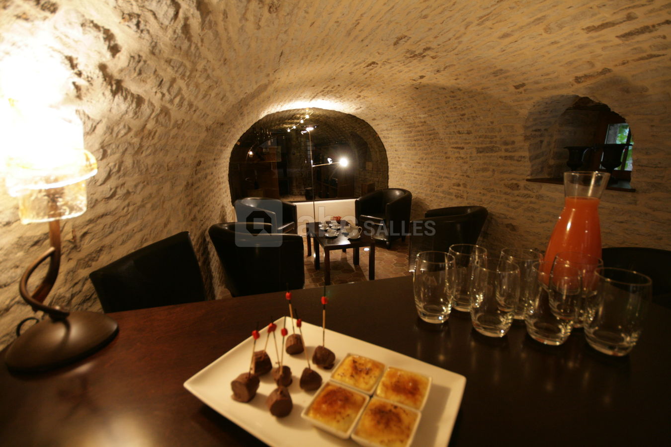 Pause gourmande au caveau