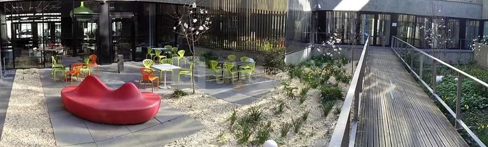 La terrasse extérieure