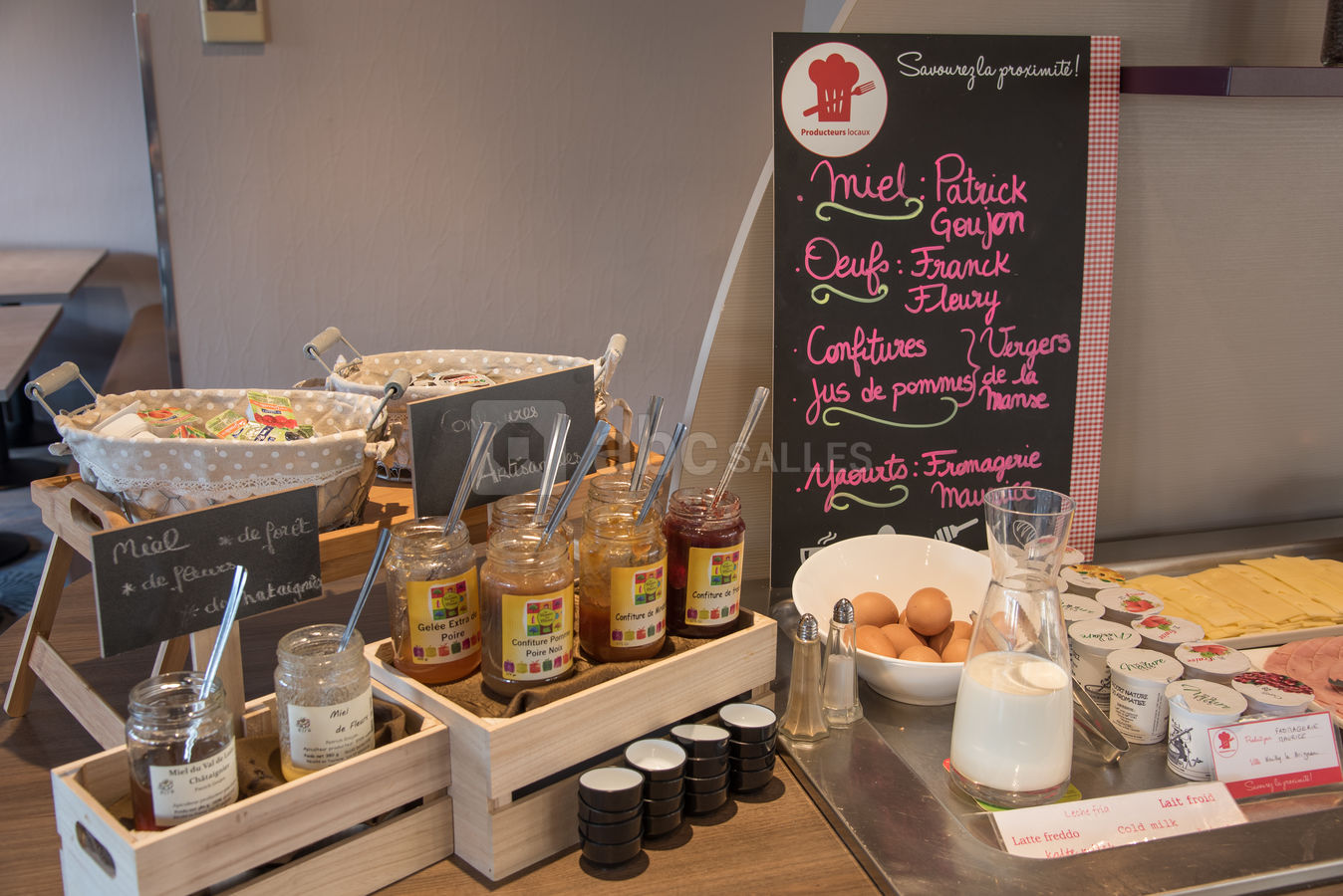 Buffet petit-déjeuner