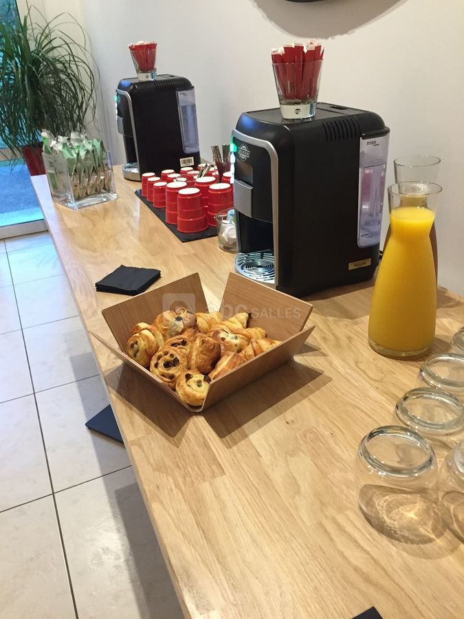 Accueil café à l'espace détente