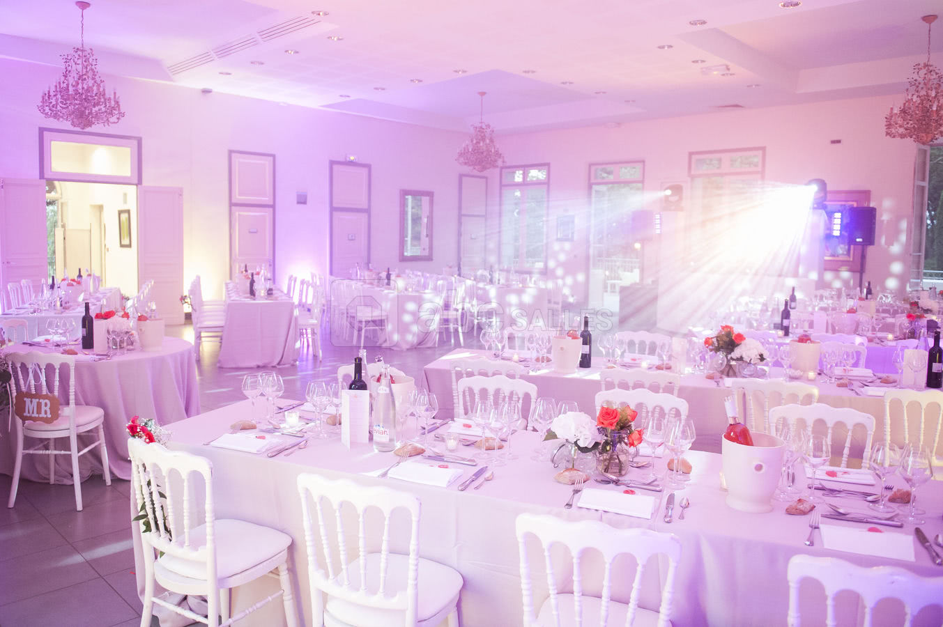 Salle Vermentino de 170m2 (Bleu citron)