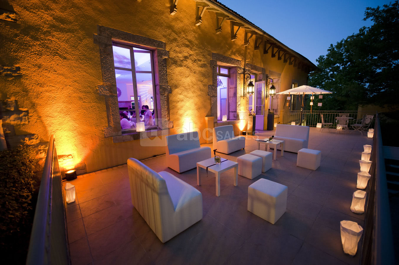 Terrasse (Bleu citron)