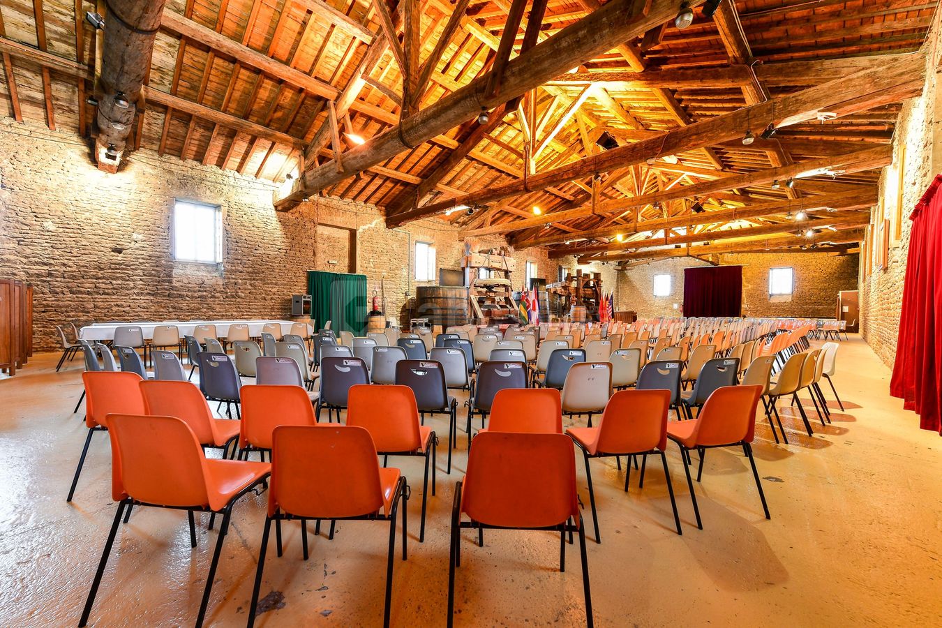 Salle des pressoirs perspective