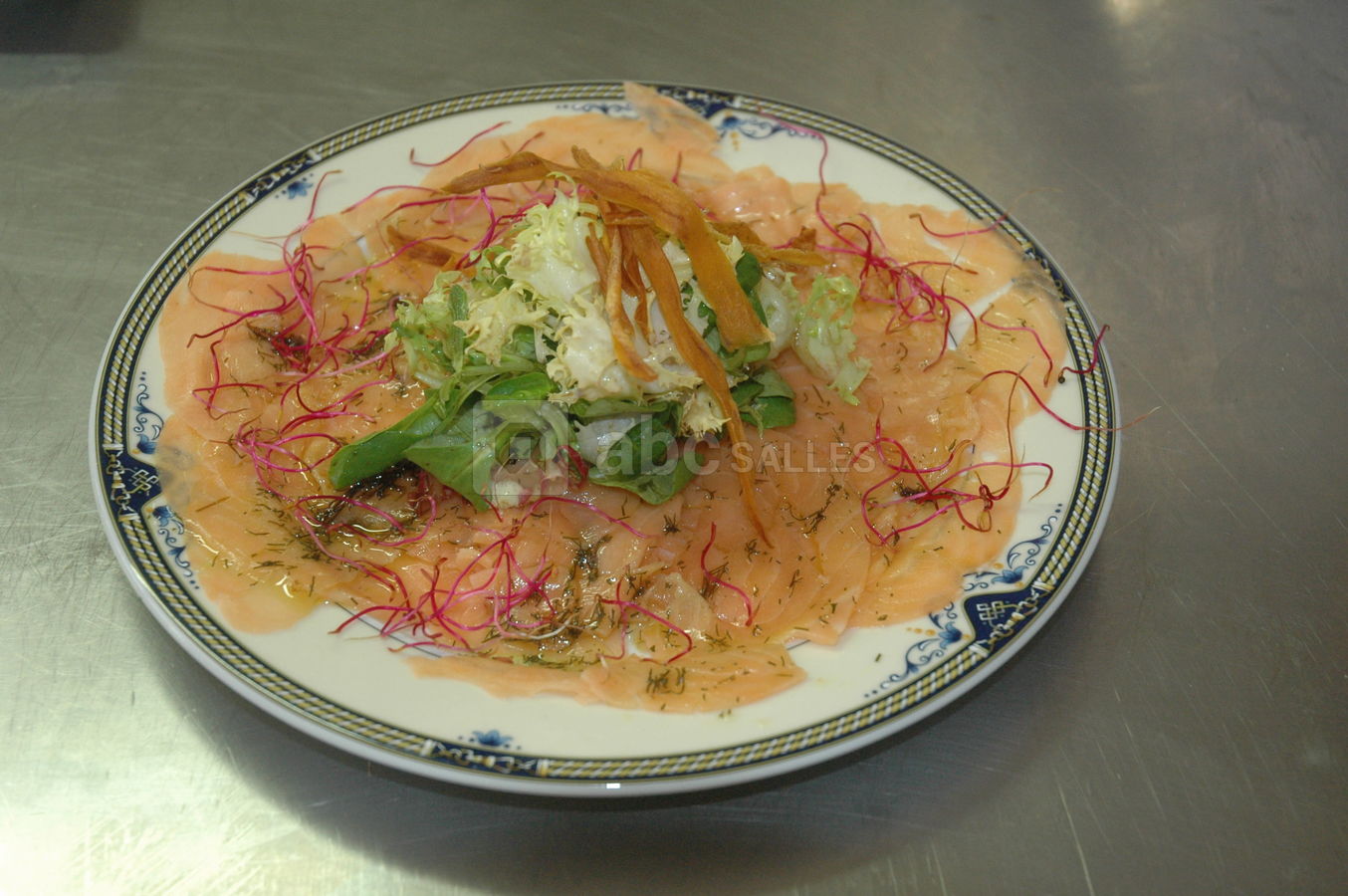 Carpaccio de saumon