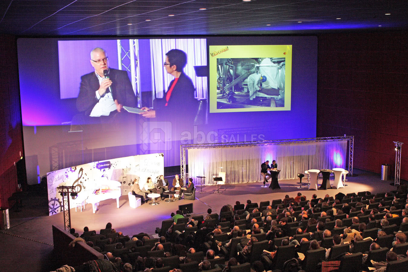 Séminaire en salle de cinéma