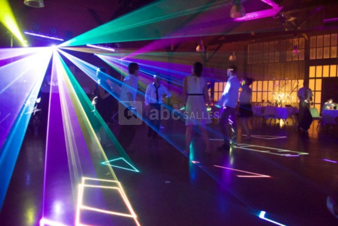 Piste de danse béton ciré