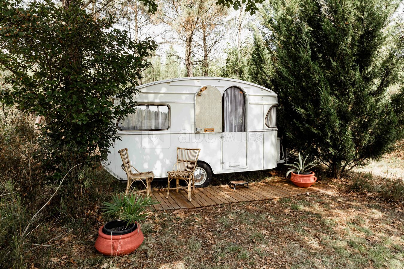 Caravane vintage 2 adultes