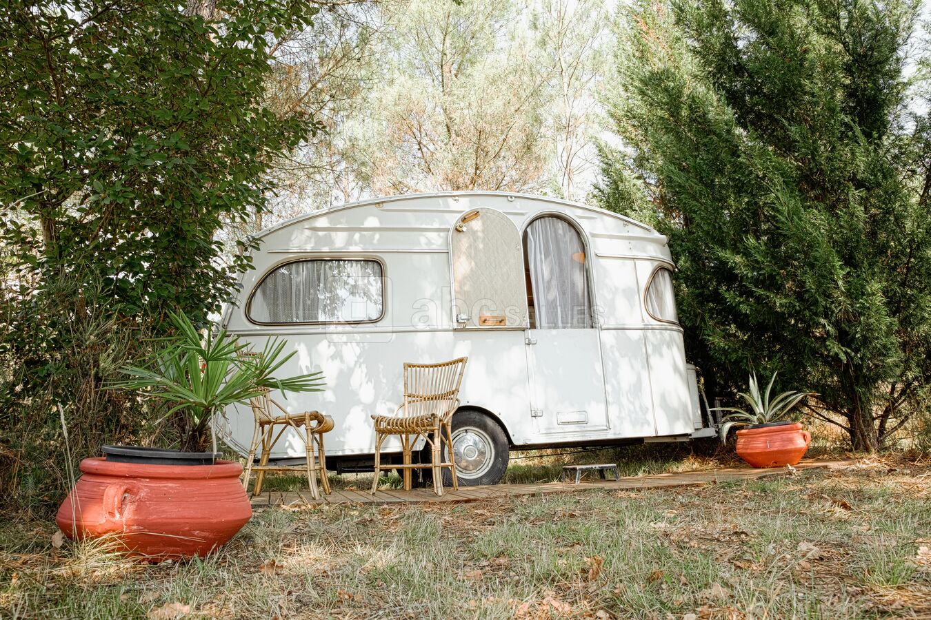 Caravane vintage 2 adultes