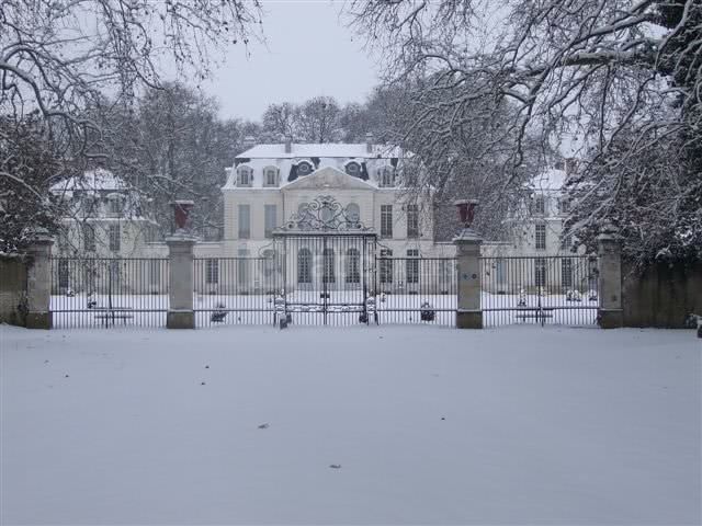 Chateau sous la neige