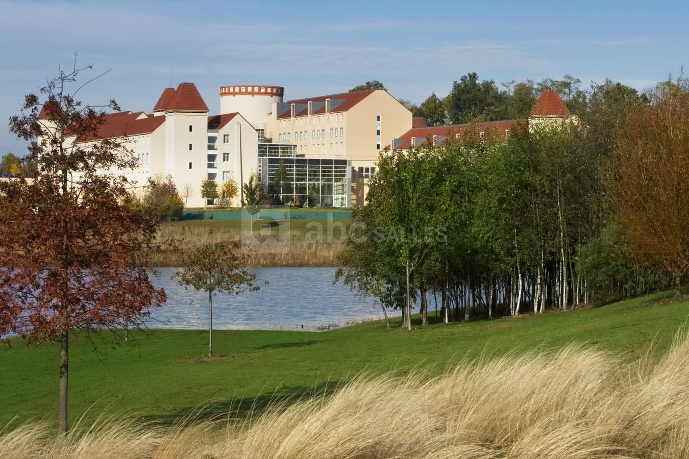 Jardin et lac