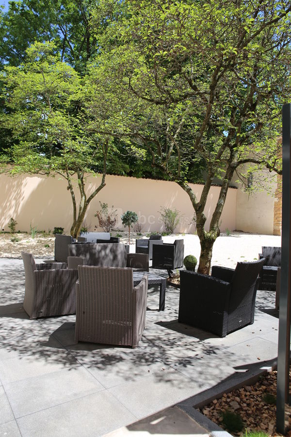 Terrasse du jardin intérieur