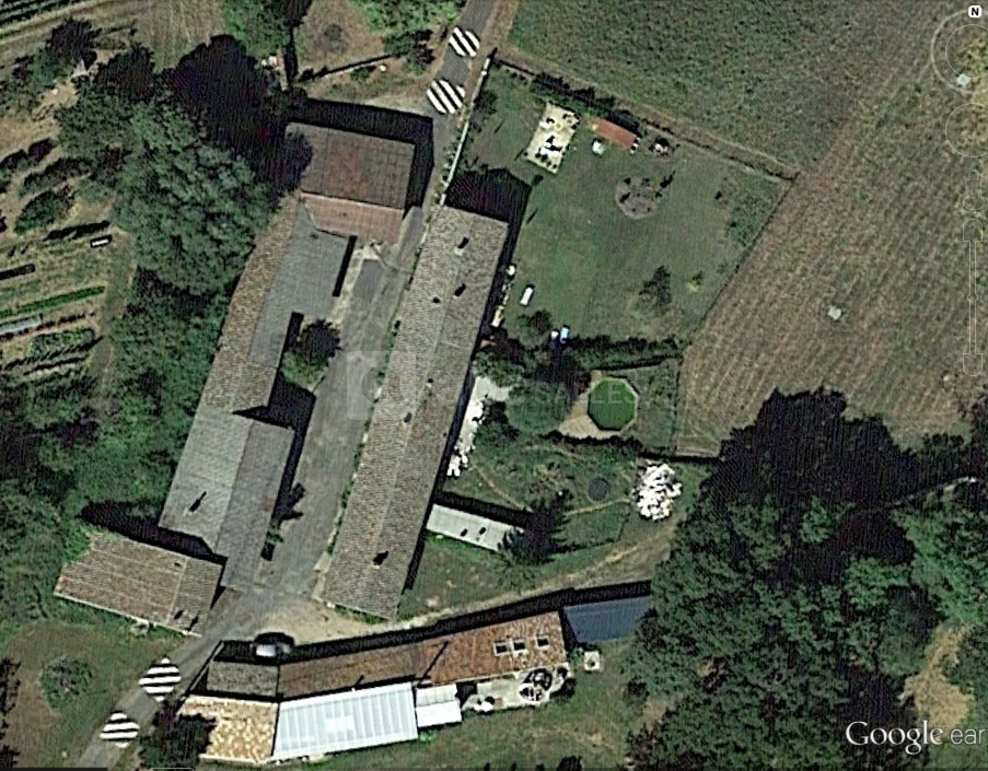 Vue aérienne du domaine