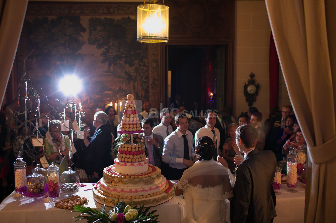 Dessert dans le hall