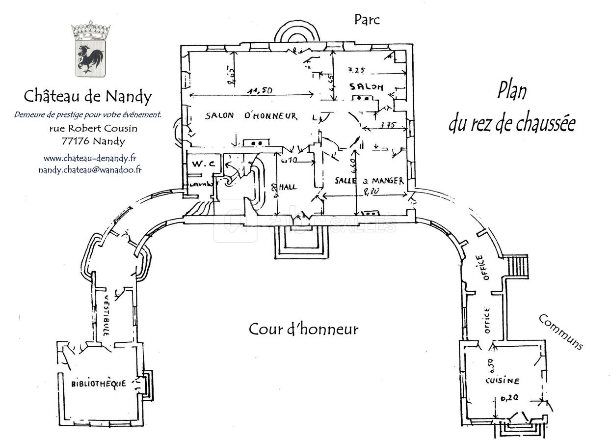 Plan du rez de chaussée