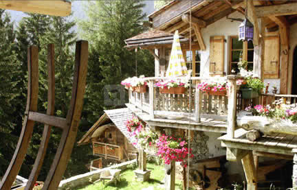 Vue globale du hameau