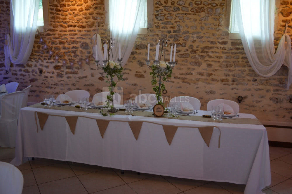 Table d'honneur - table des mariés