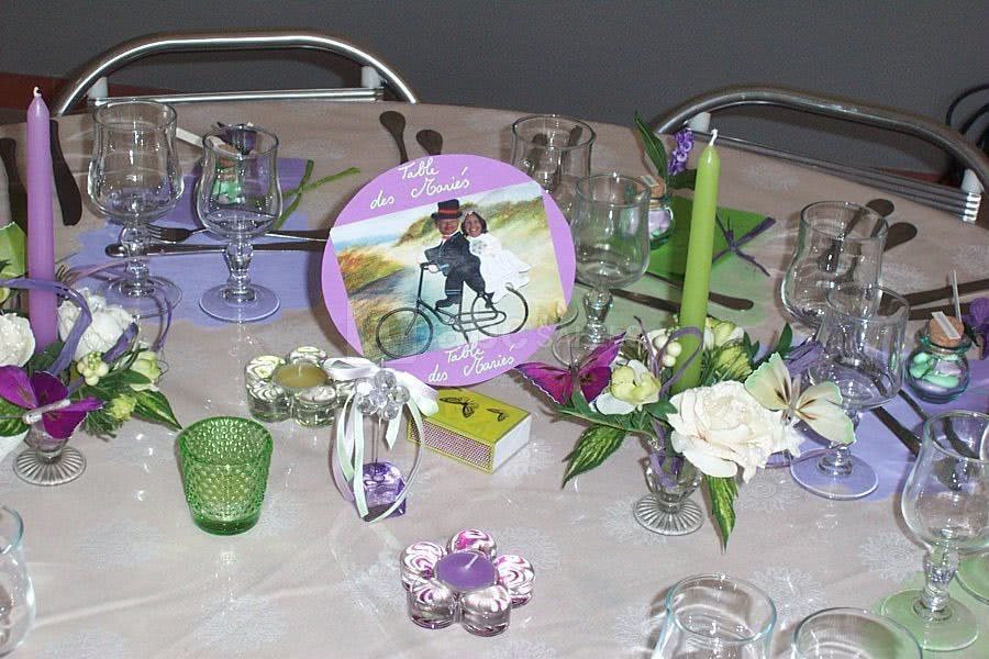 Table des mariés