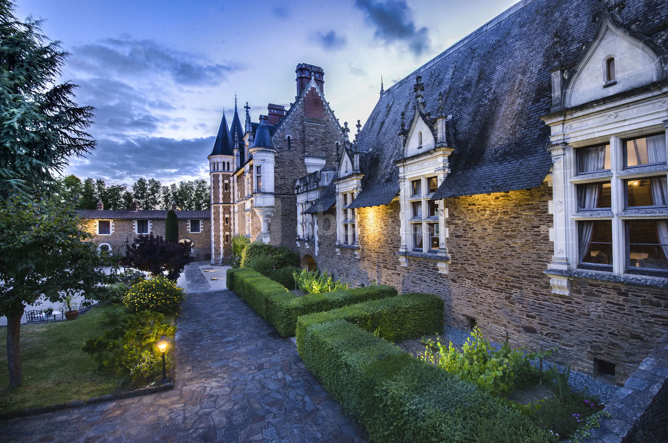 Le château iluminé