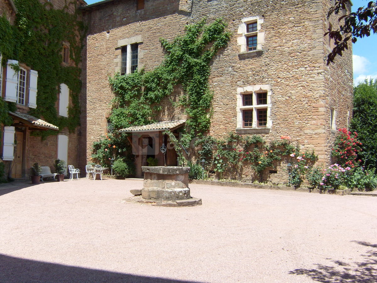 La terrasse pour le vin d'honneur